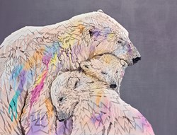 White Winter Hymnal by Stephen Ford - Original Painting on Board sized 32x24 inches. Available from Whitewall Galleries